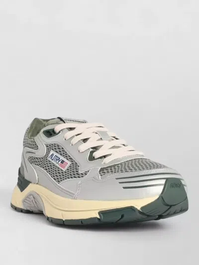 Autry Hyperway Micro-hole Low Sneakers In Green