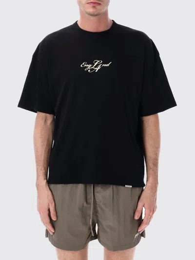 Represent England Cotton T-shirt In Black
