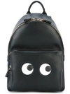 Anya Hindmarch Eyes Mini Leather Backpack - Black