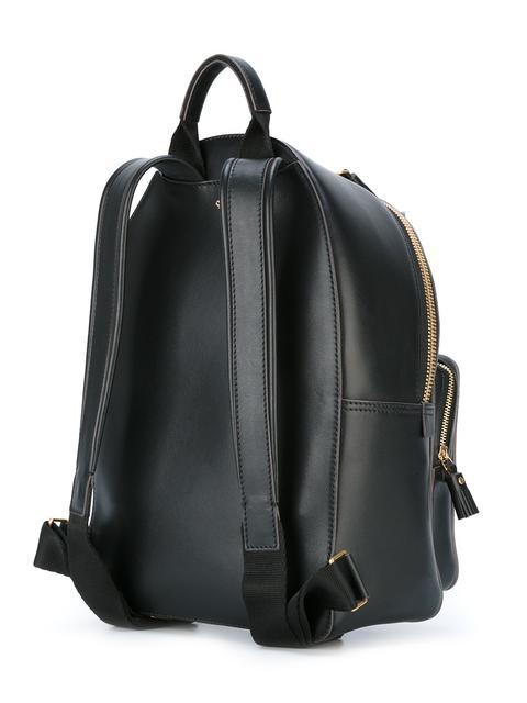 Anya Hindmarch Eyes Mini Leather Backpack - Black In 001 Black | ModeSens