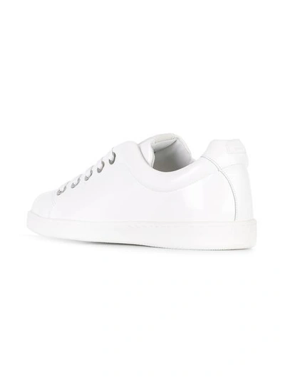 Shop Kenzo Signature Sneakers - White