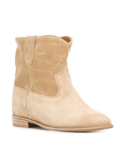 Isabel Marant Etoile 70mm Crisi Suede Boots In Leige | ModeSens