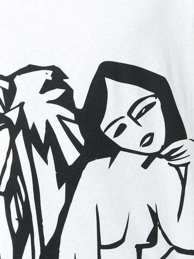 Shop Oamc Woman Print T-shirt