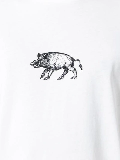 公猪印花T恤