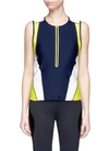 LAAIN 'Martine' mesh panel colourblock performance vest