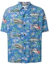 SAINT LAURENT classic Hawaiian shirt,DRYCLEANONLY
