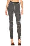 DAVID LERNER STITCH MOTO LEGGING,DAL0347