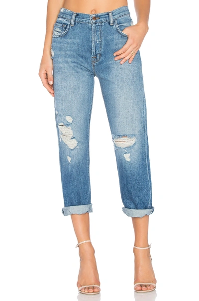 Shop J Brand Ivy High Rise Crop Straight In Bleach Wrecked