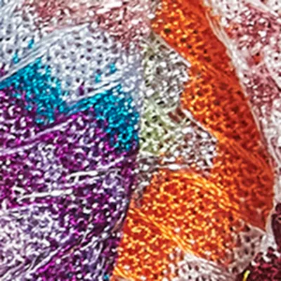 Missoni Metallic-thread Zigzag Scrunchie In Multi