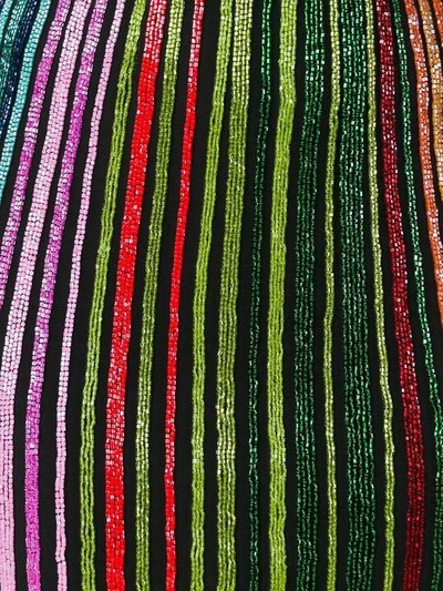 Balmain Beaded Rainbow Mini Dress