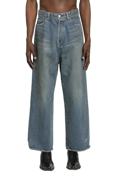 Ssstein Baggy Denim Jeans In Blue