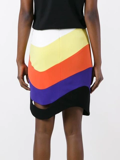 Shop Mugler 'jupe' Skirt - Multicolour