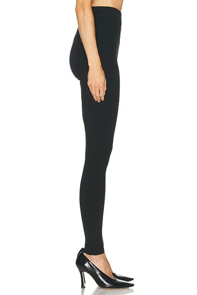 Essentials Rib Knit Legging In Black