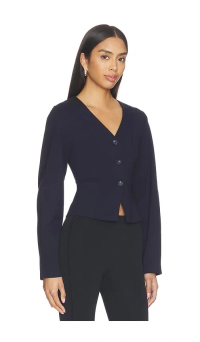 Aligne Doyer Ponte Top In Blue