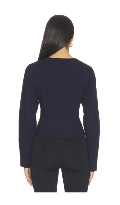 Aligne Doyer Ponte Top In Blue