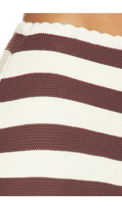 Solid & Striped The Celeste Skort In Multi