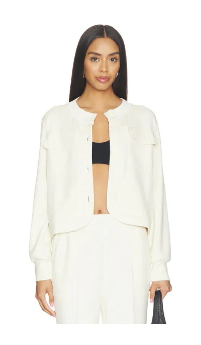 Varley Hartwell Button Through Jacket In White