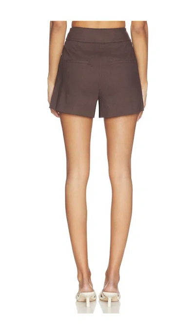 Veronica Beard Haina Short In Brown