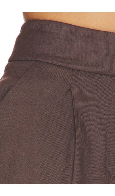 Veronica Beard Haina Short In Brown