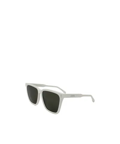 Isabel Marant Square Frame Sunglasses In White