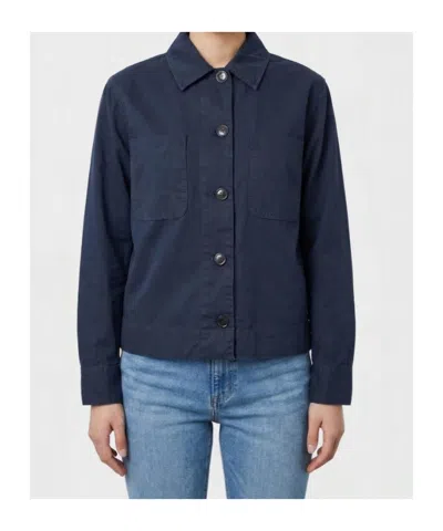 Woolrich Patch Pocket Jacket In Blue