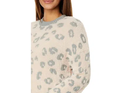 Splendid Mal Leopard Sweater In Gray