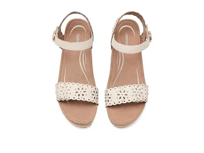 Aetrex Sydney Adjustable Wedge Sandals In Multi