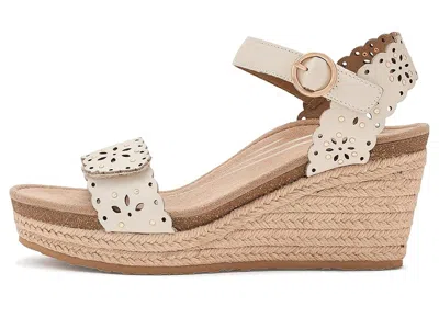 Aetrex Sydney Adjustable Wedge Sandals In Multi