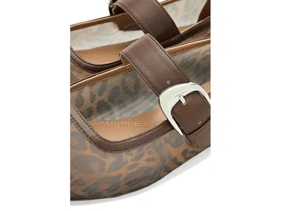 Naturalizer Cosmic Mary Jane Flat In Animal Print