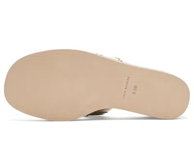 Jack Rogers Jacks Stacked Mid-wedge In Metallic
