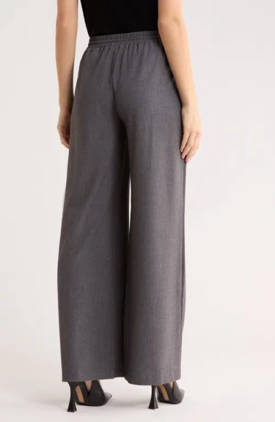 Leith Brooklyn Pull-on Straight Leg Pants In Gray