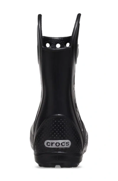 Crocs Kids' Handle It Rain Boot In Black