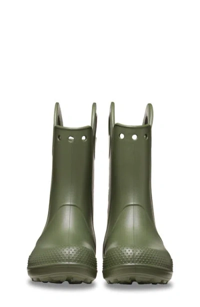 Crocs Kids' Handle It Rain Boot In Green