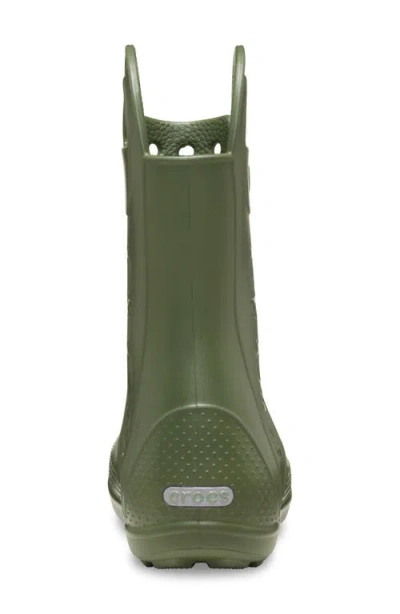Crocs Kids' Handle It Rain Boot In Green