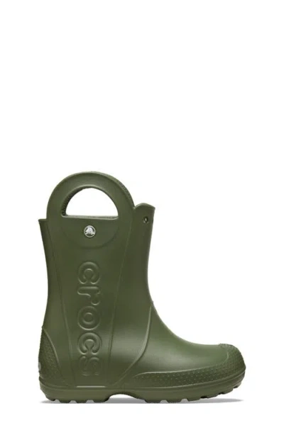 Crocs Kids' Handle It Rain Boot In Green
