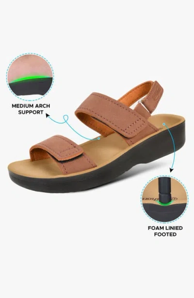 Aerothotic Renee Adjustable Strap Sandal In Multi