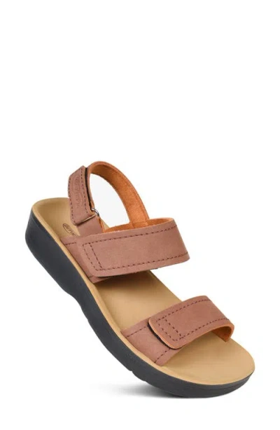 Aerothotic Renee Adjustable Strap Sandal In Multi