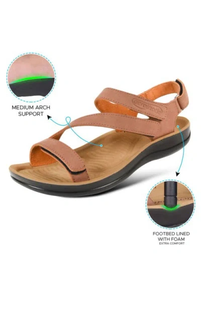 Aerothotic Zion Adjustable Strap Sandal In Multi
