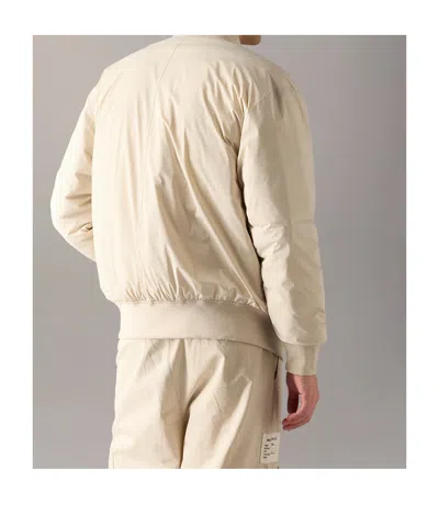 Moose Knuckles Long-sleeved Down Jacket In White