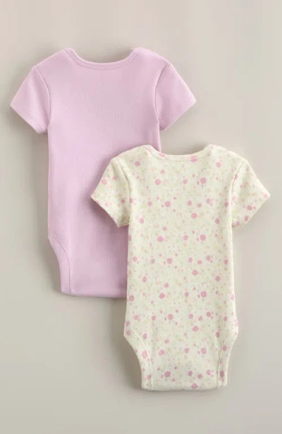 Nordstrom Assorted 2-pack Bodysuits In Pink