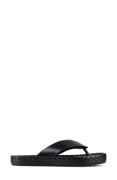 Donald Pliner Dasara Platform Flip Flop In Black