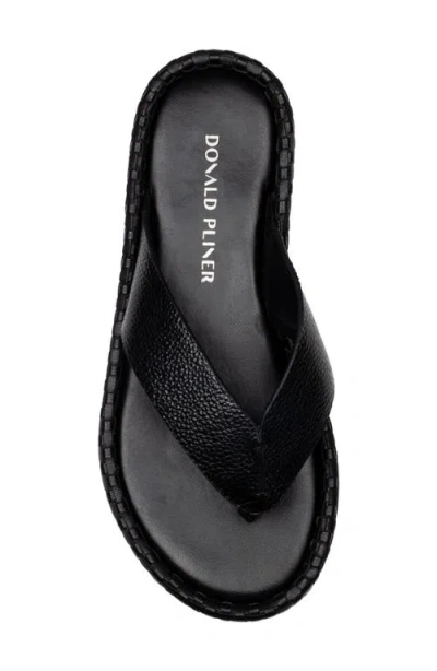 Donald Pliner Dasara Platform Flip Flop In Black