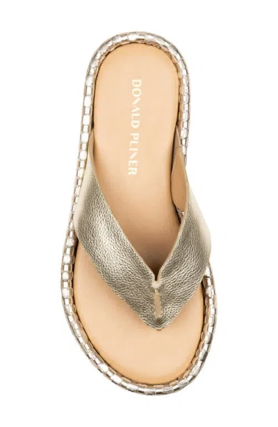 Donald Pliner Dasara Platform Flip Flop In Multi