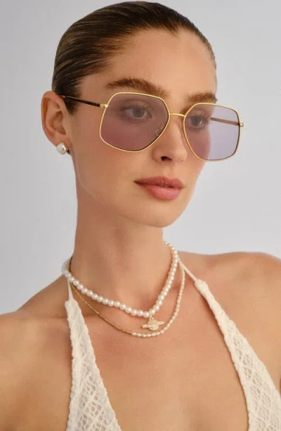 Aire Altair Sunglasses In Gold
