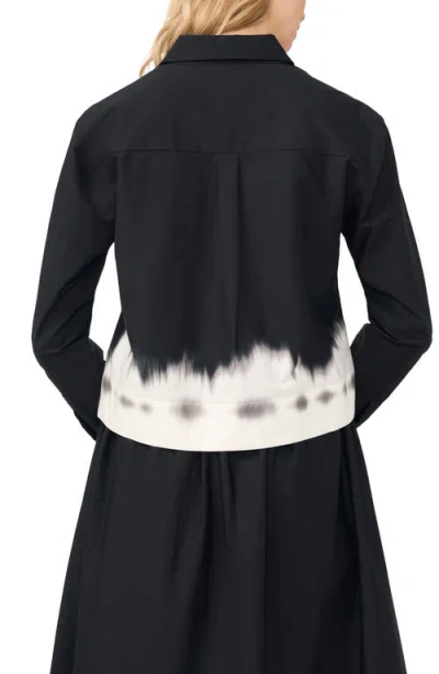 Halogenr Halogen(r) Cropped Button Up Top In Black