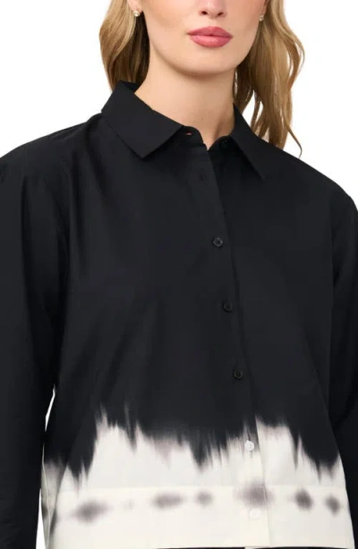 Halogenr Halogen(r) Cropped Button Up Top In Black