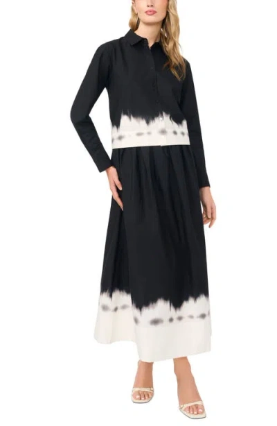 Halogenr Halogen(r) Cropped Button Up Top In Black