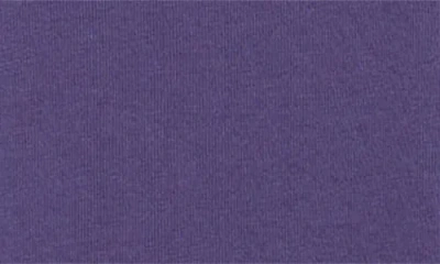 Martine Rose Purple Indigo Blue Cotton Oversized Panelled T-shirt In Purple