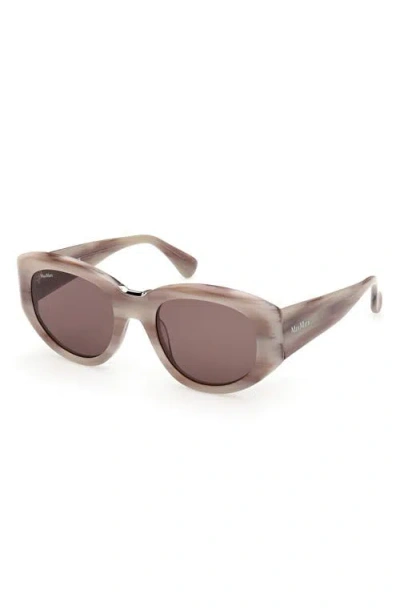 Max Mara 52mm Round Sunglasses In Multi