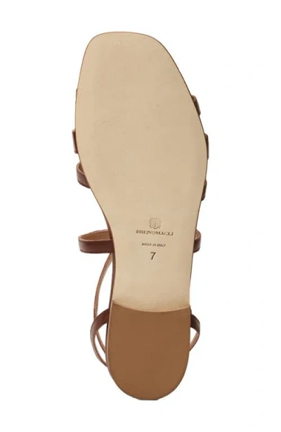 Bruno Magli Fiore Ankle Strap Sandal In Brown